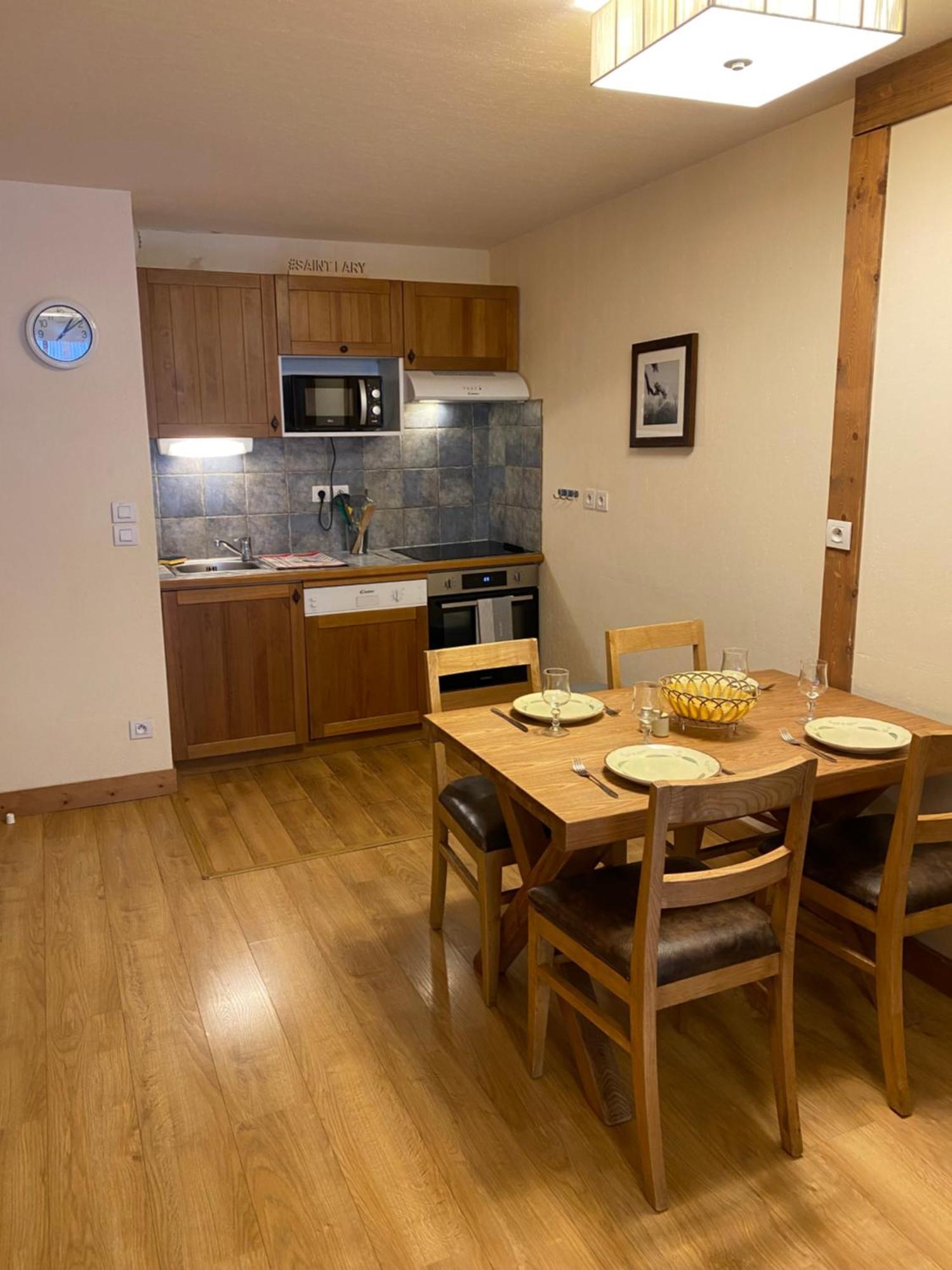 Appartement T2+Coin Nuit 6 Pers Residence De Cami Real Au Centre Du Village De Saint Lary Soulan Avec Piscine Interieure+ Sauna Et Hammam Extérieur photo